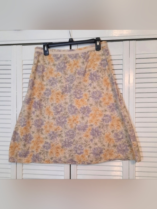 J. Jill Dresses & Skirts - J. Jill vintage cotton floral aline skirt sz 10 *W